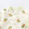 thumbnail image 6 of Wxirdiow Baby Boy Romper Baby Boy Clothes Infant Print Romper Long Sleeve Outfits Fall Winter Baby Clothing Jumpsuit Light Green Size,12-18 Months, 6 of 7