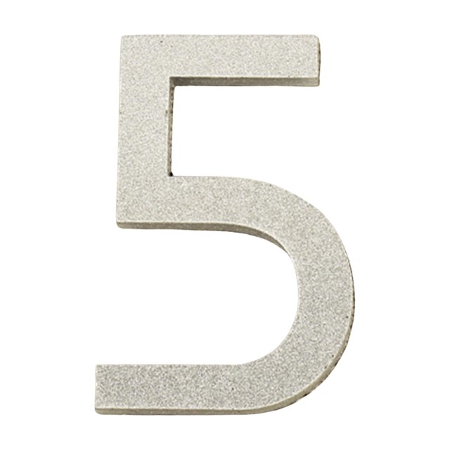 Kugisaki 10CM Acrylic Silvery Number Plates For Modern And Stylish Decor on Clearance