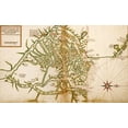thumbnail image 2 of Vintage Maps 14x10 Gold Ornate Wood Framed with Double Matting Museum Art Print Titled - Portuguese Map of Brazils Amazon 1630, 2 of 4
