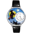 thumbnail image 3 of Halloween Flying Witch Watch in Silver (Large), 3 of 3