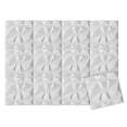 thumbnail image 1 of Paneles Decorativos de Pared 3D Triángulo 30x30cm AGBOX | Set de 12 Piezas Diseño Geométrico | Fácil Instalación, 1 of 4