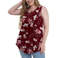 thumbnail image 3 of a.Jesdani Womens Plus Size Tunic Tank Tops Sleeveless Casual Blouses m-4x, 3 of 8