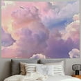 thumbnail image 2 of PRATYUS  Pink Cloud Tapestry Colorful Abstract Clouds Natural Landscape Tapestries Wall Hanging for Bedroom Living Room Teen Dorm Indie Decor Poster Blanket 40x30inch, 2 of 6