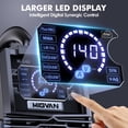 thumbnail image 3 of Soldadora MIGVAN 140A MIG 110V Flux Core 3 en 1 con pantalla LED, 3 of 9