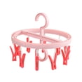 thumbnail image 2 of Foldable Hanger with Clips Non-slip Laundry Hangers for Household Accessories(3#), 2 of 10