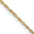 thumbnail image 1 of 14K Yellow Gold 1mm Singapore Chain (16 X 1) Made In South Africa pen164-16, 1 of 5