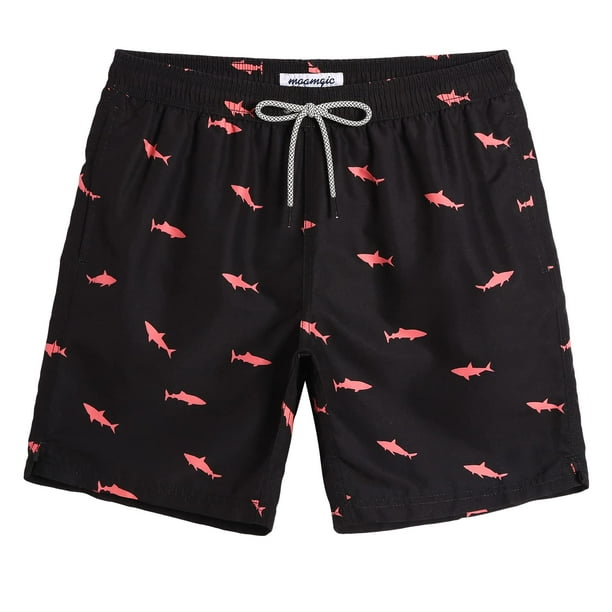 Bañador Maamgic Quick Dry Shorts de baño para hombre Black Shark