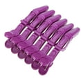 thumbnail image 2 of 6 uds Clips de seccionamiento pinzas para salón de peluquería agarre de pelo cocodrilo DIY TFixol Natural, 2 of 7