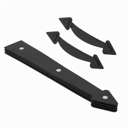

Magnetic garage door accent decoration bracket 4 hinges 2 handle hardware kit