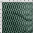 thumbnail image 3 of oneOone Cotton Poplin Green Fabric Geometric Sewing Fabric By The Yard Printed Diy Clothing Sewing Supplies 42 Inch Wide, 3 of 4