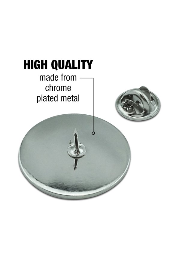 Oorah! Marine Corps USMC White on Blue Officially Licensed Metal 1.1" Tie Tack Hat Lapel Pin Pinback