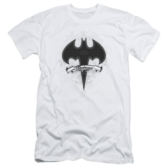 Batman Gothic Gotham S/S Adult 30/1 T-Shirt White