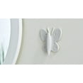 thumbnail image 3 of Richelieu Rh188301100 3-1/16" Single Hook Butterfly Shaped Plastic Children's Coat Hook -, 3 of 4
