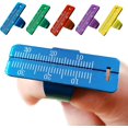 thumbnail image 1 of 5pcs Endo Gauge Finger Ruler 35MM Aluminum Endo Measuring Ring Root Canal Measuring Instrument Scope Measure Scale Dental Instruments Ring, 1 of 5
