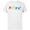White, variant on Pixar Character Line Up Pride - Short Sleeve Cotton T-Shirt for Adults - Customized-Black