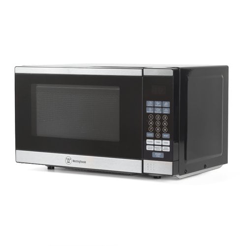 Westinghouse 0.7 Cubic Feet 700 Watt Kitchen Counter Top Microwave Oven Black 