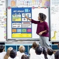 thumbnail image 4 of Alphabet Learning Pocket Chart, Alphabet Wall Chart for Toddlers 1-3, Handwriting Practice Letter Tracing Circle Time Learning Center, 4 of 5