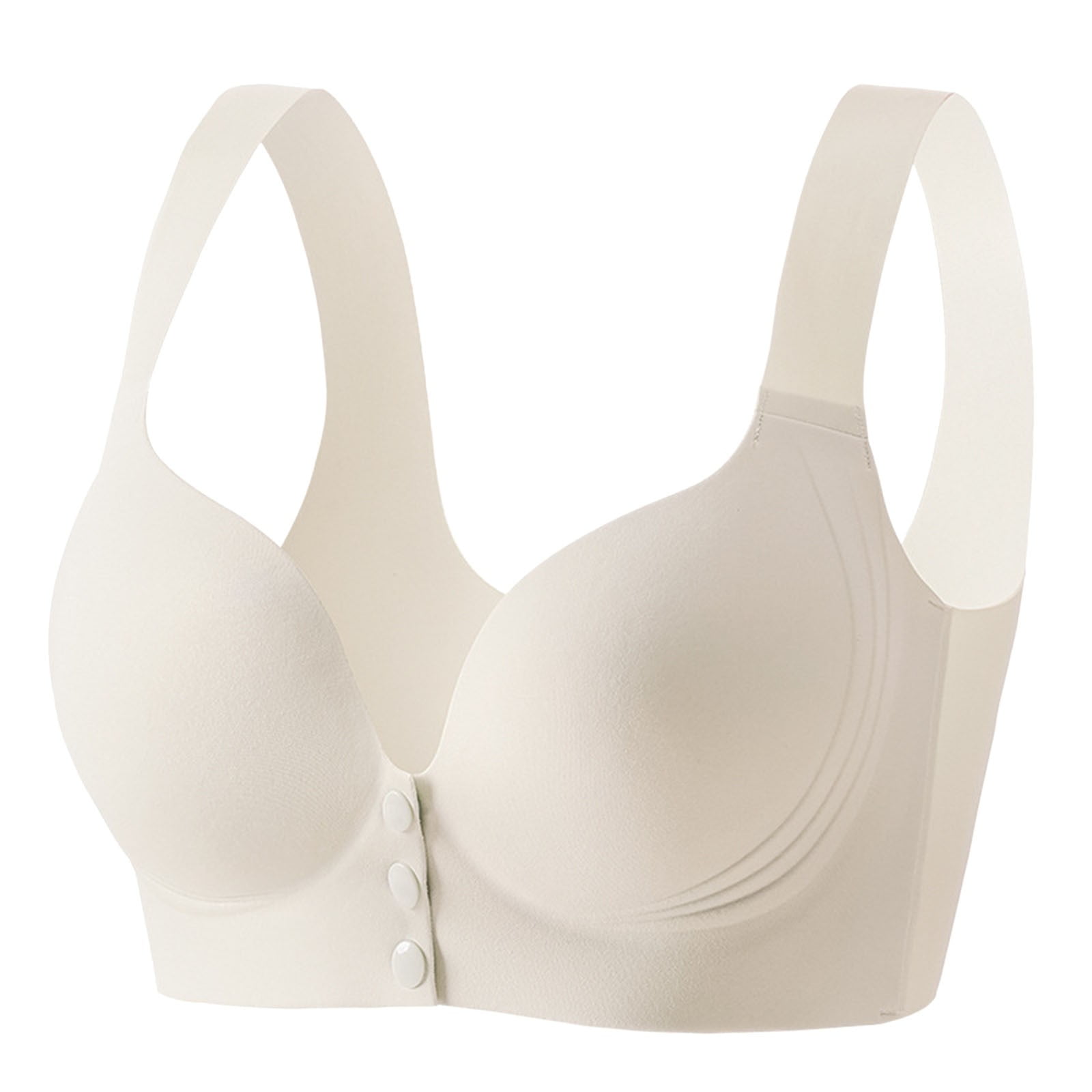 LIUYUNNN Women's Hands Pumping Bra Maternity Nursing Adjustable Nursing Bra Small Bras, Size 34
