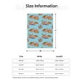 thumbnail image 5 of Sikiie Turtles And Corals Cozy Flannel Fleece Throw Blanket: Lightweight & Thick for All Seasons - Perfect for Women, Men, & Kids", 5 of 6