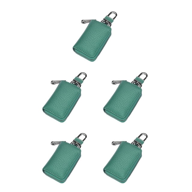 Cartera De Cuero Sonducket Monedero Portátil Para Llaves De Playa Color Verde