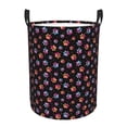 thumbnail image 1 of Balery Animal Paw 1 Cesta de ropa redonda con asas, impermeable, independiente, para ropa, juguetes, dormitorio y familia-Medium, 1 of 6