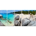 thumbnail image 2 of Eau de Mer Turquoise avec Rochers - Œuvre d'Art Moderne sur Toile de Paysage Marin, 2 of 3