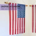thumbnail image 5 of Anley 35" Wooden Banner Pole - Horizontal Flag Hanger House Flagpoles, 5 of 7