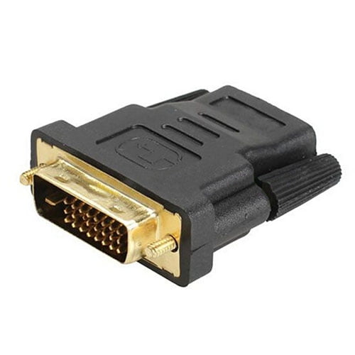AQRS DVI-D (24 1) 25 Pin Male To HDMI-compatible Female Adapter Connector Converter Gold Plated