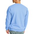 thumbnail image 2 of Hanes Mens ComfortBlend EcoSmart Crew Sweatshirt - Best-Seller, S, Light Blue, 2 of 3