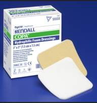 Covidien Kendall Plus Hydrophilic Foam Wound Dressing - 4x4 Inch Size, Pack Of 10, Protects & Cushions