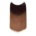 thumbnail image 2 of Invisible Wire No Clips in Hair Extensions Miracle Secret Hairpieces Silky Synthetic hair, 2 of 6