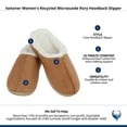 thumbnail image 5 of Isotoner  Recycled Microsuede Rory Hoodback Slipper (Women), 5 of 5