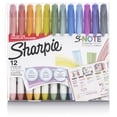 thumbnail image 1 of Sharpie S-Note Creative Markers, Highlighters, Assorted Colours, Chisel Tip, 12 Count, 1 of 4