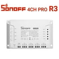 thumbnail image 4 of Interruptor Inteligente SONOFF 4CH PRO R3 con Control de Voz para Alexa y Google Home, 4 Canales WiFi, Seguro y Fácil de Instalar, Ideal para Control Remoto de Dispositivos de Difícil Acceso., 4 of 6