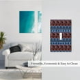 thumbnail image 5 of Fotbe Vintage Corn Pattern in Red Blue Print Duplex Receptacle Wall Plate, 1-Gang 5.0" x3.0" Wall Outlet Covers, Dual Outlet Faceplates Covers, Color-matched Screws Included-Style T, 5 of 6