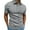 Grey, variant on Aayomet Polo Shirts For Men Male Summer Casual Houndstooth Print Zipper Turn Down Collar Big And Tall Mens Black,XXL