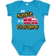thumbnail image 3 of Inktastic My Auntie is a Firefighter with Fire Truck Boys or Girls Baby Bodysuit, 3 of 5