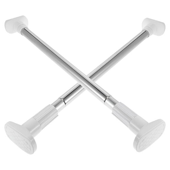 XIBUFE 2026 New 2 Pcs Tension Rod for Closet Heavy Duty Rods Curtains Pole Adjustable Hanging for Closet, Curtain Installation, Home, Bedroom, Living Room, Window Treatment.