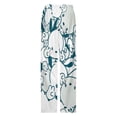 thumbnail image 5 of Pochacco Womens Comfy Pajama PJ Pants Lounge Pants Sleepwear Drawstring PJ Bottoms Pants, 5 of 7
