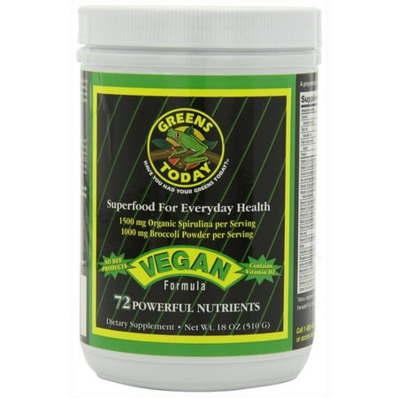 Green's Today Superfood for Everyday Healthy Dietary Supplement, Vegan Formula, 18 OZ