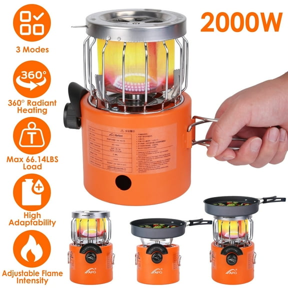 APG 2 in 1 Portable Butane and Propane Camping Stove
