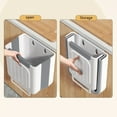 thumbnail image 5 of Home kitchen trash can, foldable wall mounted trash can, no bending, large desktop trash can, hanging style, easy to clean, 5 of 10