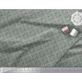 thumbnail image 2 of Soimoi Japan Crepe Satin Fabric Swirl Small Decor Fabric Printed Yard 42 Inch Wide, 2 of 3