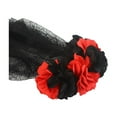 thumbnail image 4 of Diadema de Malla de Araña Hot6sl Halloween Tocado con Flores Rosas, 4 of 4
