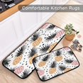 thumbnail image 6 of GZHJMY Cartoon Pineapple Kitchen Rug Set of 2 Non Slip Washable Cushioned Anti-Fatigue Kitchen Mat Comfort Standing Floor Mat for Kitchen Washroom Bedroom Carpet Runner, 6 of 7