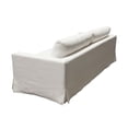 thumbnail image 4 of Diamond Sofa SAVANNAHSOWH 94 x 35 x 34 in. Savannah Slip-Cover Sofa in White Natural Linen, 4 of 8