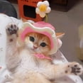 thumbnail image 5 of FeiFu Hand-Woven Pet Hat Headwears Cute Knitted Cap for Cats Dogs Fashion Pet Accessory for Daily Wear Holiday Party Decoration, 5 of 6