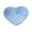 Blue Love heart shape, variant on Walbest Heart/ Plum Bossom Shaped Sauce Dish Smooth Surface Plastic Seasoning Dish Sauce Dipping Bowl for Kitchen, 1 Piece