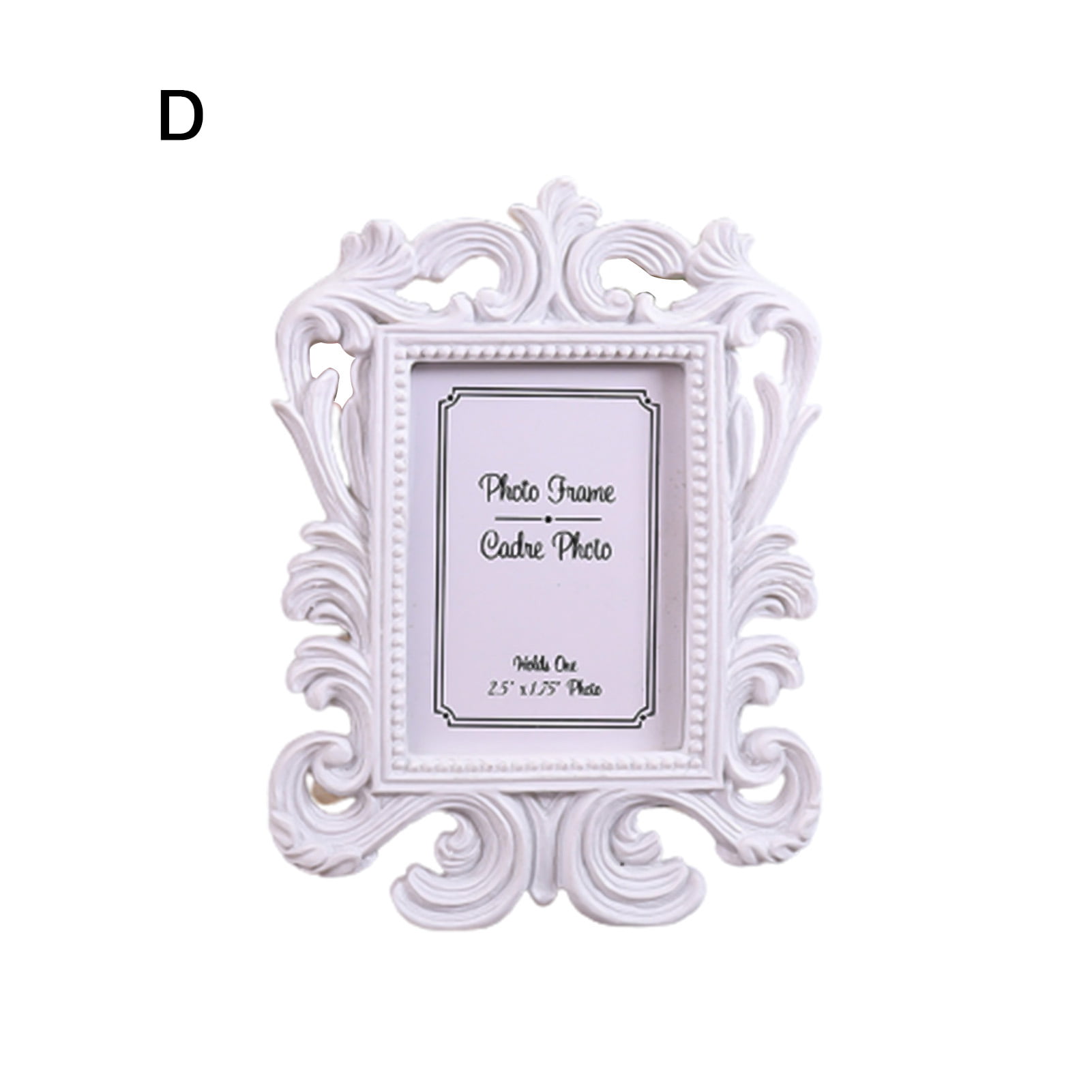 Oval/Rectangle Hollow Design Photo Frame Picture Holder Home Decor 
