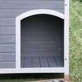 thumbnail image 5 of Furniture of America Olivar Contemporary Wood Dog House in Gray and White, 5 of 6